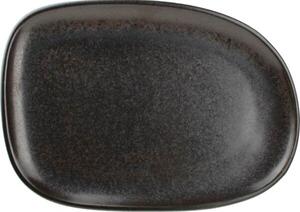 Talíř mělký F2D Ceres Black 33x23 cm