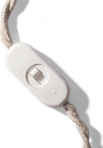 Creative cables Jednopólový posuvný vypínač - Achille Castiglioni Barva komponentu: Bílá