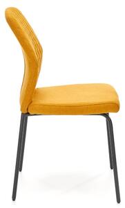Jídelní židle Blair, žlutá / černá