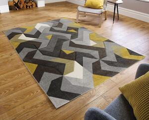 Kusový koberec Hand Carved Aurora Grey/Ochre 120x170 cm