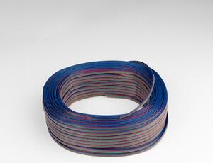 SLC LS kabel 4x0,35mm2 RGB 100m/role IP54