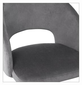 Jídelní židle Rao, šedá / černá