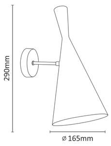 Nástěnné svítidlo MODERN 1xE27/20W/230V bílé