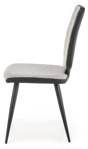 Jídelní židle Mick, šedá / černá