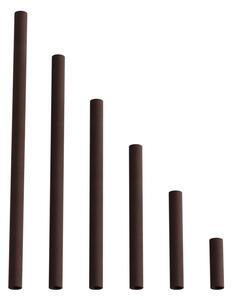 Creative cables Kovová prodlužovací trubička pro závěsné nebo stolní lampy lakovaná tmavá rez Délka: 5 cm