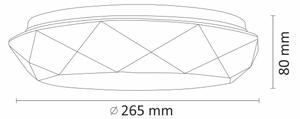LED Koupelnové stropní svítidlo GALAXY LED/12W/230V IP44