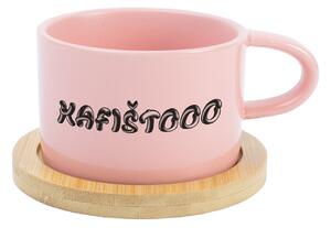 KAFIŠTOOO - růžový hrníček makronka 200 ml