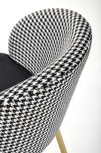 Barová židle Bertold, černá