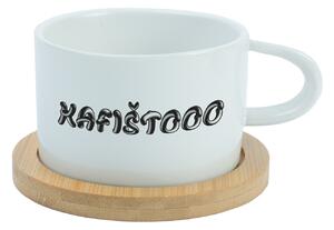 KAFIŠTOOO - bílý hrníček makronka 200 ml