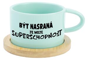 BÝT NASRANÁ JE MOJE SUPERSCHOPNOST - mint hrníček makronka 200 ml