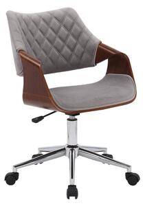 Kancelářská židle Colt, šedá / ořech