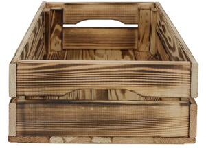 Dřevěná bedýnka SD-2-40X30 barevné varianty Povrchová úprava: Opálená