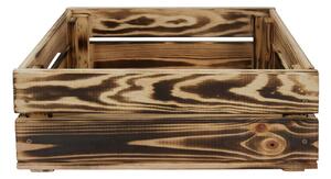 Dřevěná bedýnka SD-2-40X30 barevné varianty Povrchová úprava: Opálená