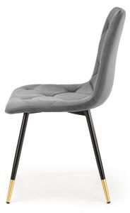 Jídelní židle Pascal, šedá / černá