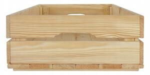 Dřevěná bedýnka SD-2-60X40 barevné varianty Povrchová úprava: Bez povrchové úpravy