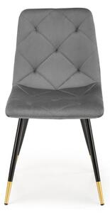 Jídelní židle Pascal, šedá / černá