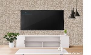 Grace 3D obkladový omyvatelný panel PVC Mozaika hnědá se vzorem (480 x 955 mm)