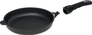 Litinová pánev AMT Gastroguss 24 cm, vhodná na indukci, s odnímatelnou rukojetí