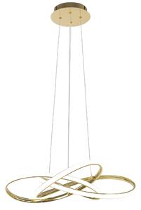 Toolight - Závěsná stropní lampa Node LED s dálkovým ovládáním - zlatá - APP815-CP