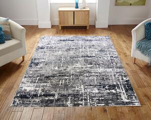 Kusový koberec Reyhan 8201 Navy grey 80x150 cm