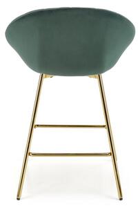 Barová židle Briggs, zelená
