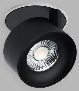 Led2 Zapuštěné LED svítidlo KLIP, ø 77 mm, 2700K Barva stínidla: černá, Stmívání: Casambi, Barva podstavce: bílá