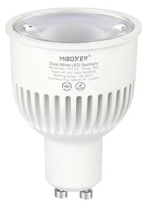 Miboxer LED stmívatelná žárovka GU10, CCT, 6W, 2.4GHz, FUT107