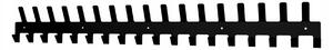 Nástenný věšák na klíče nebo oblečení černý 104 cm