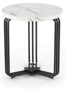 Konferenční stolek Antica S, bílá / černá