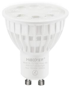 Miboxer LED stmívatelná žárovka GU10, RGB+CCT, Zigbee 3.0, 4W, 2.4GHz, FUT103Z