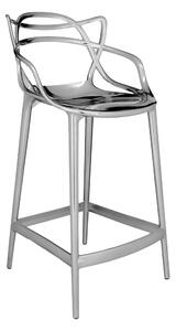 Barová židle Masters METAL, v. 65 cm, více barev - Kartell Barva: chrome
