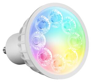Miboxer LED stmívatelná žárovka GU10, RGB+CCT, Zigbee 3.0, 4W, 2.4GHz, FUT103Z