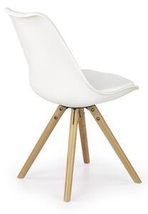Jídelní židle Amadora, bílá / buk