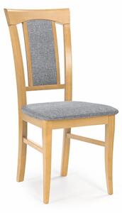 Jídelní židle Konrad, šedá / dub medový
