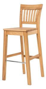 Barová olejovaná dubová židle Raines