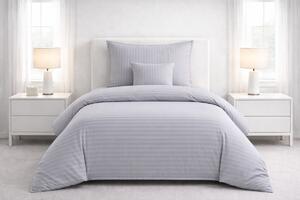 Jahu Stripe 3dílné povlečení - šedá Rozměr: 1x 70 x 90, 1x 140 x 200 a 1x 40 x 40 cm