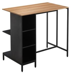 Kondela Kuchyňský ostrůvek Figo - černá / dub