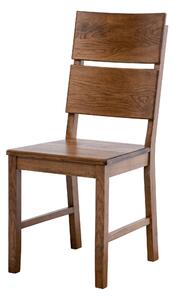Masivní dubová rustik židle Karla