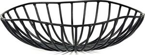 Košík na pečivo SERAX Metal Sculptures L 20x20 cm, černá