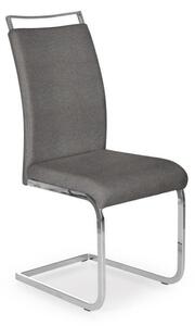 Jídelní židle Frannek, šedá / stříbrná
