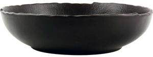 Talíř hluboký Chic Livelli 24 cm, černý (4 ks)