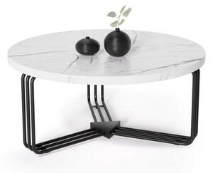 Konferenční stolek Antica, bílá / černá
