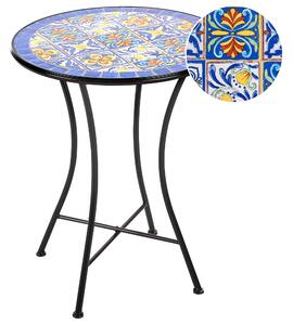 Bistro stolek CORIANO 60 cm 60 cm Kov Modrá