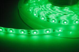 LED pásek samolepící 4,8W/m, 470lm, IP54, Ra>90 Barevná teplota: Zelená