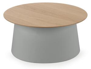 Konferenční stolek Azzura, přírodní dřevo / šedá