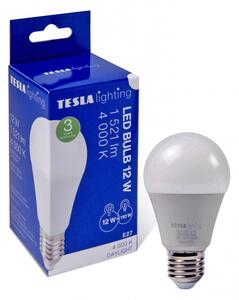 Tesla - LED žárovka BULB E27, 12W, 230V, 1521lm, 25 000h, 4000K denní bílá 220°