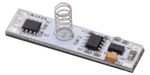 LED-lumin Dotykový vypínač a stmívač s pružinou do profilu s mikrotlačítkem