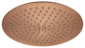 Kruhová hlavová sprcha REA JS-P014BRG 30 cm, kartačová měď