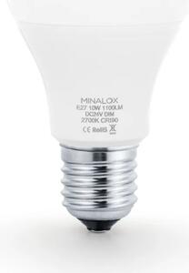 LED stmívatelná žárovka Minalox A70 E27, 10W, 24V, 3000K