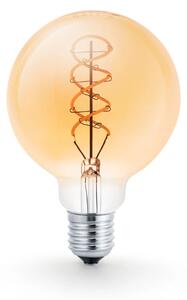 LED stmívatelná žárovka Minalox G95 E27, 3,6W, 24V, 3000K